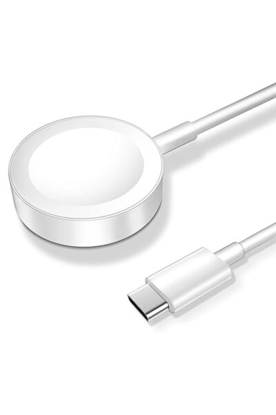xiwxi كابل شحن مغناطيسي مُحدّث لساعة أبل، [منفذ USB C] كابل شحن لاسلكي C