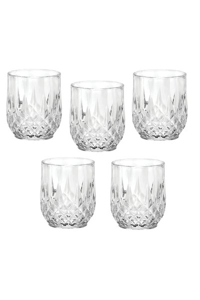 English Home Rich 5'lı Kahve Yanı Su Bardağı Küçük Boy - 90 Ml