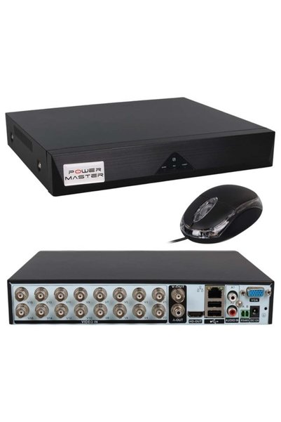 Powermaster PM-12183 16 Kanal 5 MP Destekli AHD Kayıt Cihazı
