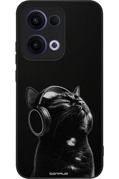 Sonique Ανδρική Θήκη για Oppo Reno13 5G Audio Kitten - Μαύρο