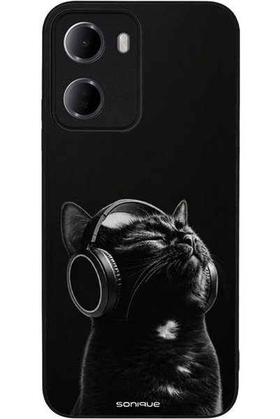 Sonique Ανδρική Έκδοση Θήκης για Xiaomi Redmi 15A 5G Audio Kitten - Μαύρο