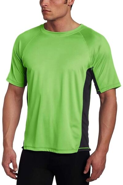 Kanu Surf قميص سباحة رجالي من Cb Rashguard بعامل حماية من الأشعة فوق البنفسجي...
