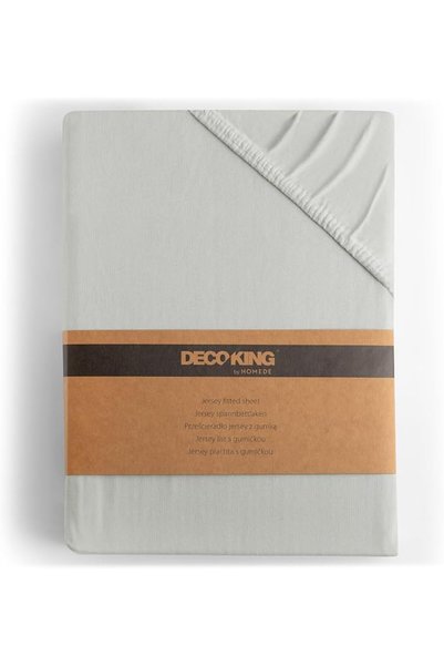 GENERAL DecoKing Fitted Sheet 80 x 200 cm 90 x 200 cm 100% Combed Cotton Yell...