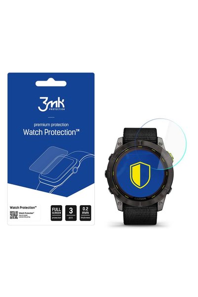 3MK Sticlă hibridă flexibilă pentru Garmin Enduro 2 51mm Protecție