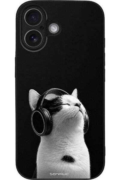 Sonique Θήκη Ανδρικής Έκδοσης για Apple iPhone 17 Audio Kitten - Λευκό