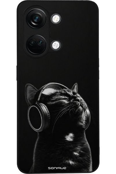 Sonique Ανδρική Έκδοση Θήκης για OnePlus Nord 3 5G Audio Kitten - Μαύρο