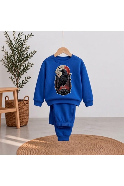 playwear سترة رياضية مطبوعة عليها شعار Team Sweatshirt Legend Crow للبنات وال...