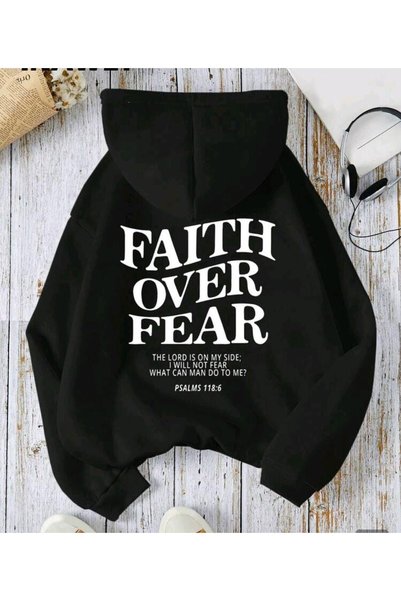 Ryam Mooda Unisex Printed Oversized 3-Thread Hooded Sweatshirt