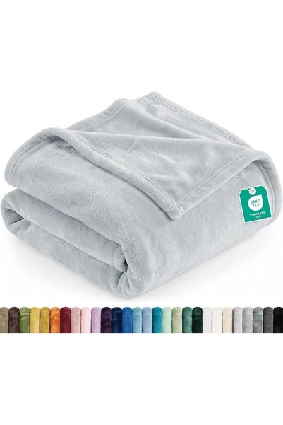 Utopia Bedding UB2768 Fleece Blanket King Size Ivory 300GSM Luxury Fuzzy Soft...