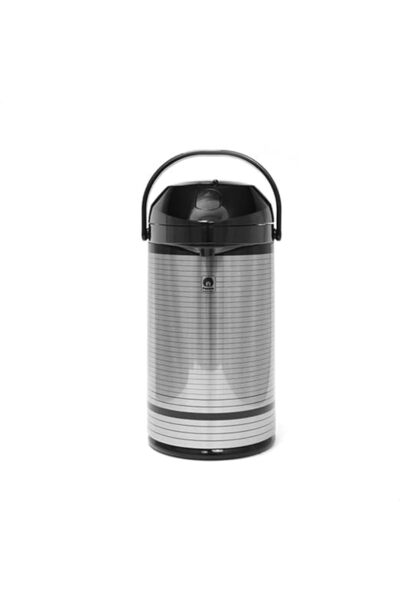 Peacock Original Big Flask 1.9 Litre Vacuum Airpump Stainless Steel Pump flas...