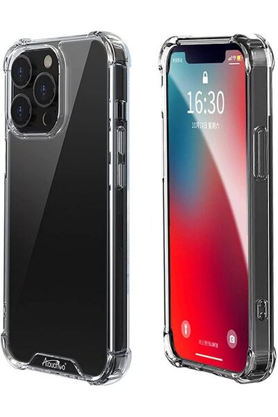 GENERAL غطاء شفاف من Bluesail متوافق مع iPhone 13 Pro Max، غلاف واقي من TPU م...