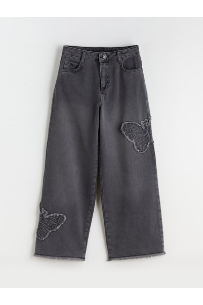 LC Waikiki Lcw Kidswideleg Girls' Jean Pants