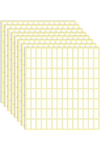 Aputue Labels Stickers, 3360 PCS Matte White Rectangular Labels, 10 x 20mm, P...