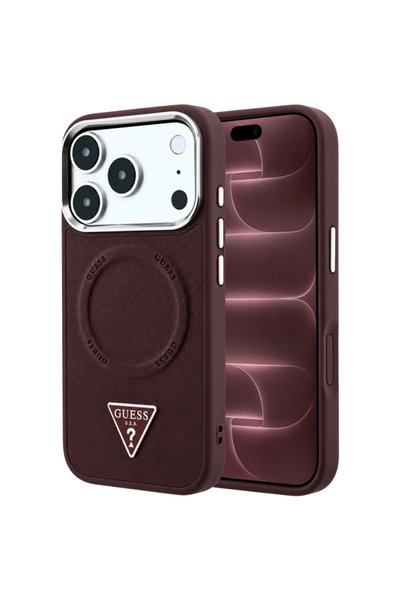 Guess Θήκη MagSafe για Apple iPhone 18 Pro Max / 17 Pro Max, Τριγωνικό Λογότυ...