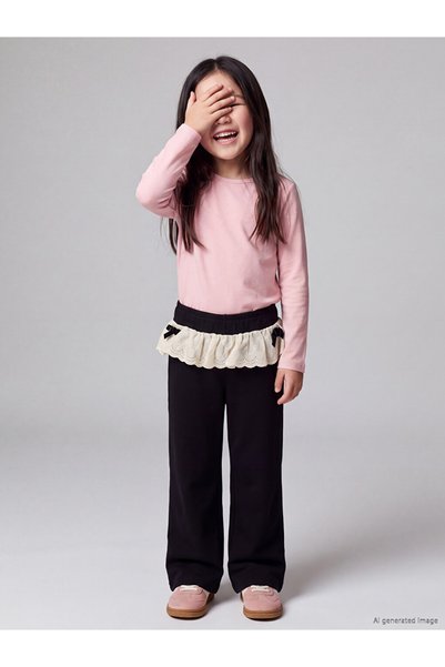 LC Waikiki Timeless Clothing & Timeless Choices Embroidered Girls' Thick Swea...
