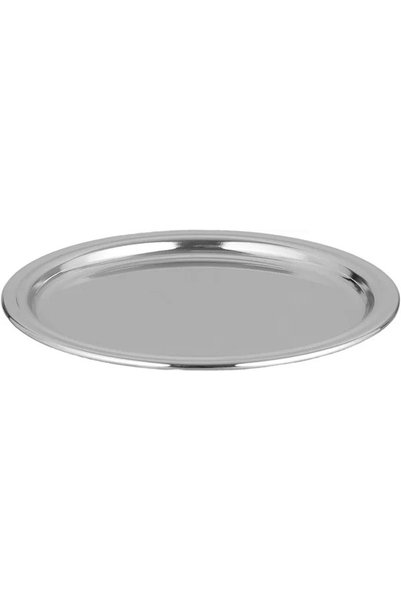 AZOZ MERCHLY Stainless Steel Serving Plate 25CM