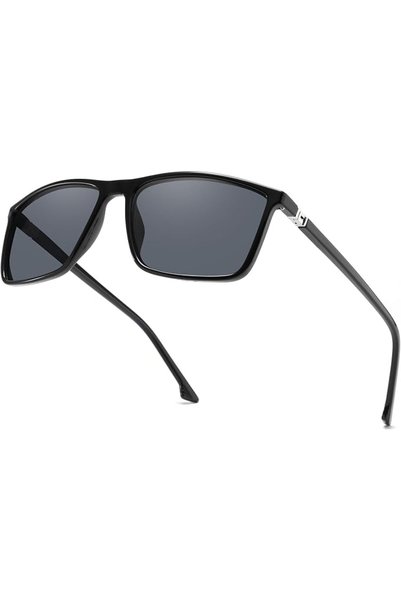 Generic Square Polarized Sunglasses for Men Driving Classic Sun glasses TR90 ...
