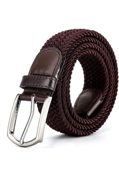GENERAL Braided Canvas Woven Elastic Stretch Belts for Men/Women/Junior with ...
