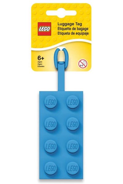 LEGO Gear 5005543 2x4 Blue Luggage Tag