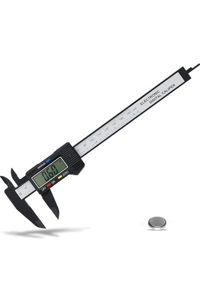 Generic Digital Caliper 0-6" Calipers Measuring Tool - Electronic Micrometer ...