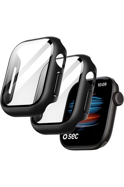 JETech Case with Screen Protector for Apple Watch Series 12 42mm, Clear