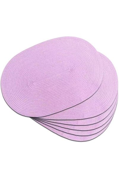 GENERAL Round Braided Placemats 15" for Dining Tables - Naturally Woven, Heat...