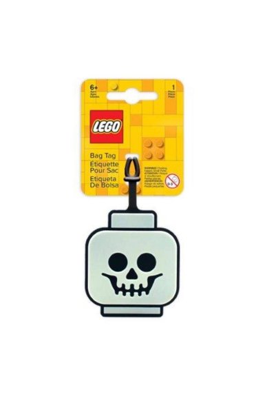LEGO Gear 53648 Skeleton Head Glow-In-The-Dark Bag Tag