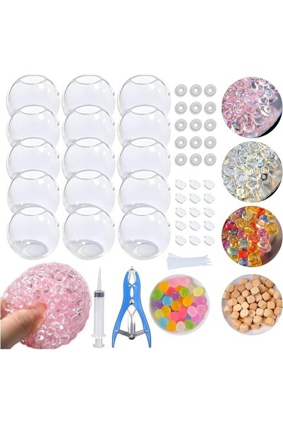 GENERAL DIY Stress Ball Making Kit, Complete Set of Multi-Colored Fillers Sui...