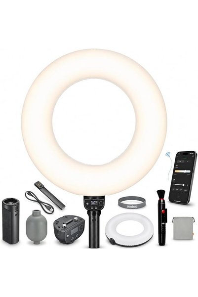 GENERAL غودوكس مصباح حلقي LED قابل للنفخ بالهواء LR150