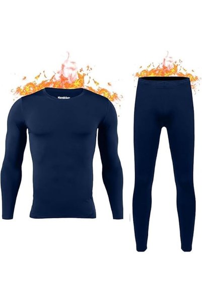 GENERAL Thermal Underwear for Men Warm Hunting Gear Fleece Lined Base Layer S...