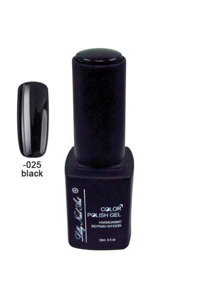 NO BRAND Ημιμόνιμο τριφασικό μανό 12ml - Black [40504008-025]