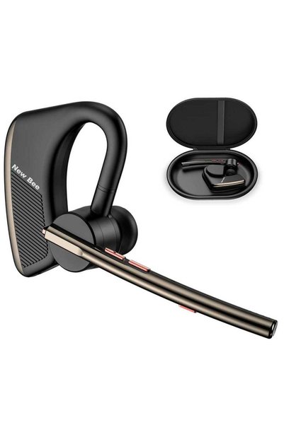 New Bee Căști Bluetooth M50, Baterie cu autonomie de 24 de ore pentru convorb...
