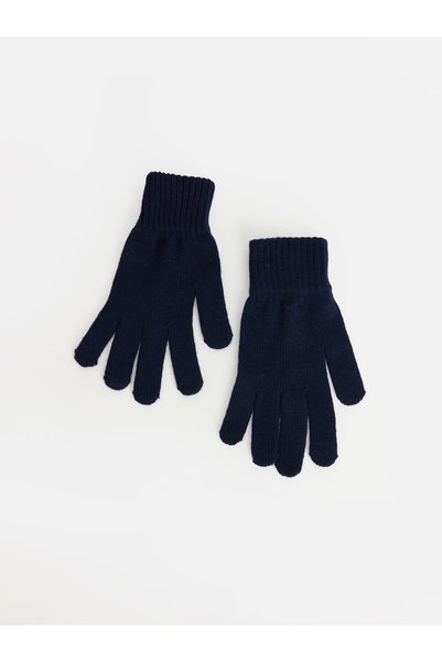 LC Waikiki NEVAVM Farkılıكياً من LCW ACCESSORIES قفازات رجالية مسطحة باللون ا...