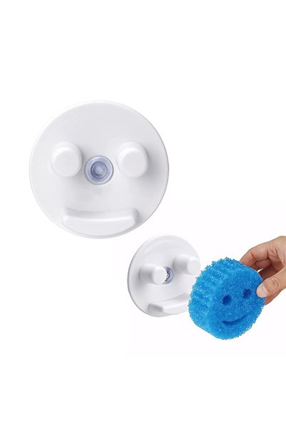 FONIX Suport cu ventuză SmileHold pentru bureți de bucătărie Scrub Daddy și M...