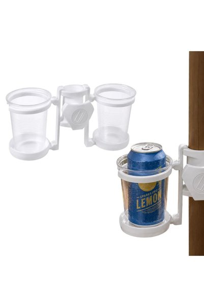 FONIX Double Cup Holder, UmbrellaCup, Universal Pipe Fixing, Compatible with ...