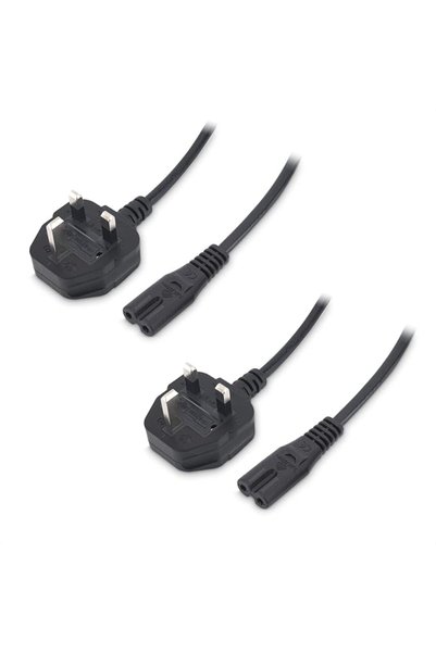 Cable Matters كابل طاقة على شكل رقم 8 (كابل طاقة ثنائي السن) بطول 3 متر، كابل...