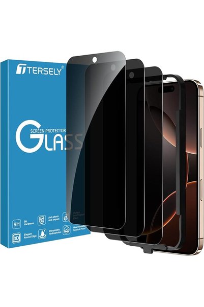 T Tersely 3 Pack Privacy Screen Protector for iPhone 16 Pro Max 6.9"