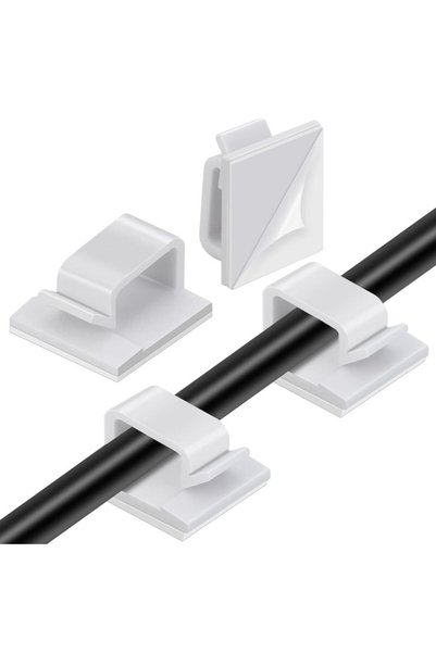 FONIX Αυτοκόλλητα κλιπ για ταινίες LED και λεπτά καλώδια, CableFix Min, Οργάν...