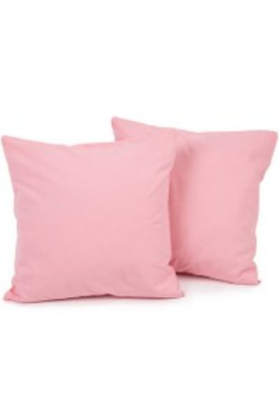 COM LIVING HOUSE Set of 2 pillowcases 40X40 cm ranforce cotton light pink