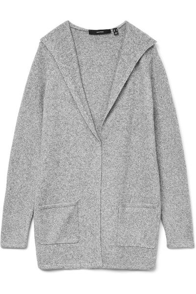 Vero Moda Maternity كارديجان نسائي من VERO MODA بأكمام طويلة وغطاء رأس مفتوح ...