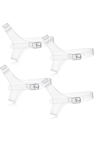 ASKIND 2 Pairs Shoe Straps for Heels Detachable Shoe Straps for Heels Clear S...