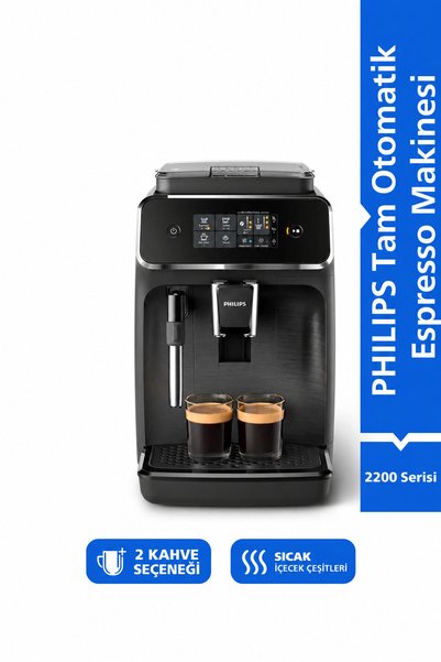 Philips 12 Ayarlı Seramik Öğütücülü Süt Köpürtücülü Tam Otomatik Espresso Makinesi Tartı hediye