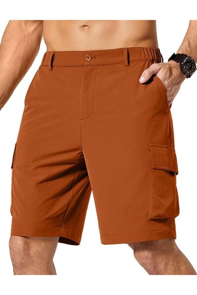 COOFANDY شورت كارجو رجالي بطول 9 بوصات خفيف الوزن للمشي والرياضة والعمل وصيد ...