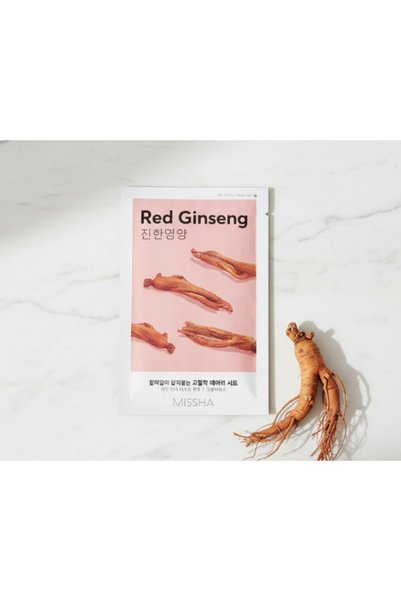 Missha Mască tip șervețel Airy Fit cu Ginseng Roșu (19 g)
