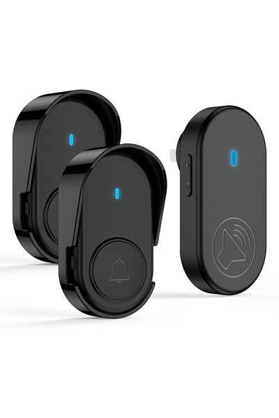 Arabest Wireless Doorbell Kit, 1050ft Range, Waterproof Push Button, 38 Chime...