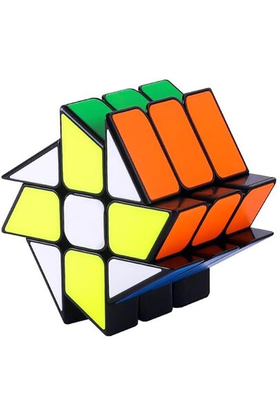 Arabest مكعب سحري 3×3، مكعب سرعة تعليمي للأطفال، لغز دوار على شكل طاحونة هواء...