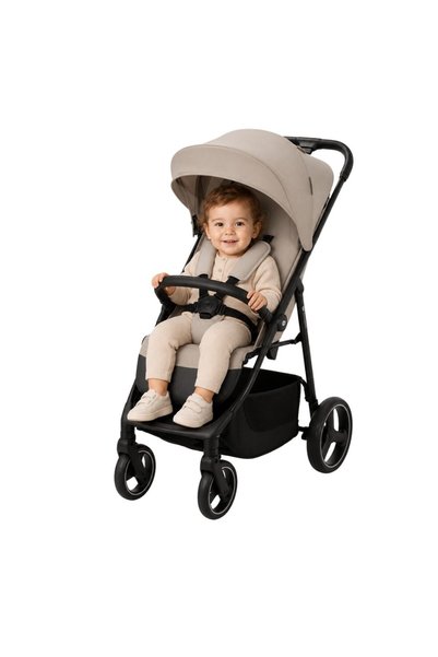 FONIX Cărucior sport ZippyJoy MommyGo, Pliere rapidă cu o singură mână, Spăta...