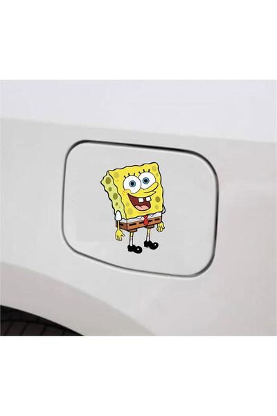 Buki'nin Atölyesi 2 τμχ Αυτοκόλλητο Σφουγγαράκης Μπομπ Αυτοκόλλητο για Φορητό...