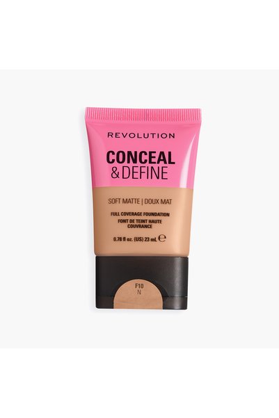 Makeup Revolution London Makeup Conceal & Define Soft Matte Tube Foundation -...