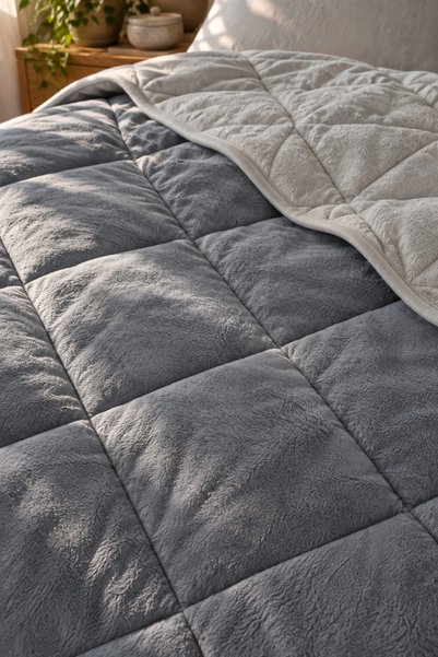 Cottessia Home لحاف ويلسوفت فاخر مزدوج الجوانب مقاس 155x215 للاستخدام في 4 مواسم